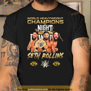 Seth Rollins World Heavyweight Champions 2023 Signature Shirt 2