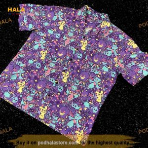 Shadow Ball 3D Hawaiian Shirt, Funny Summer Button Up Shirt