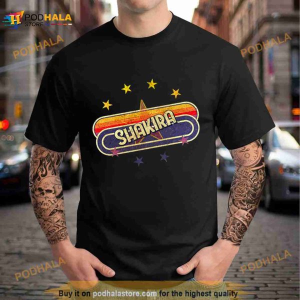Shakira Vintage Ela Cute Office Girl Shirt