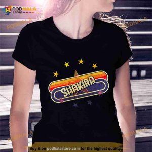 Shakira Vintage Ela Cute Office Girl Shirt 2