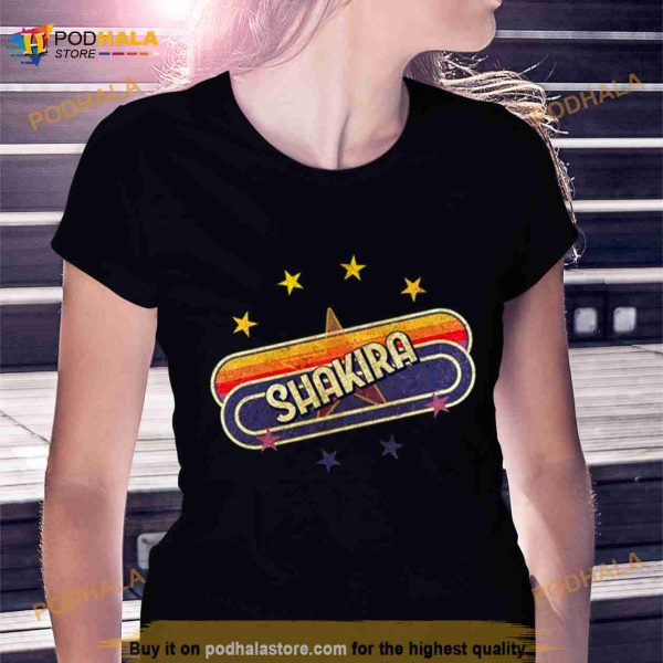 Shakira Vintage Ela Cute Office Girl Shirt