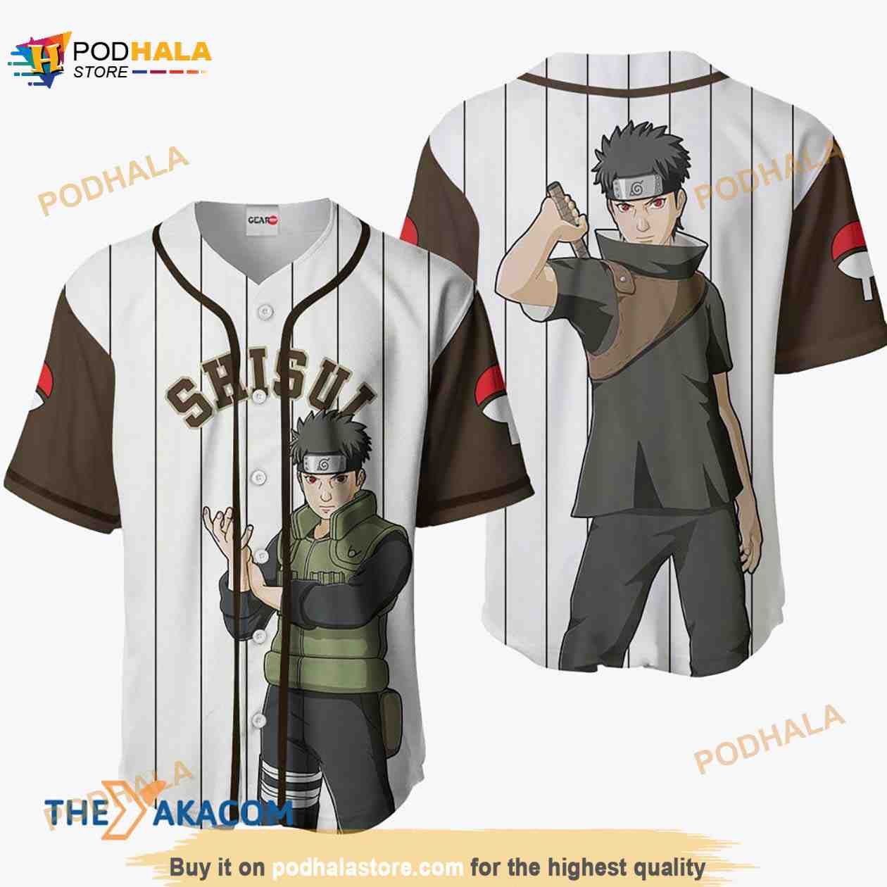 Anbu Kakashi Naruto Baseball Jersey