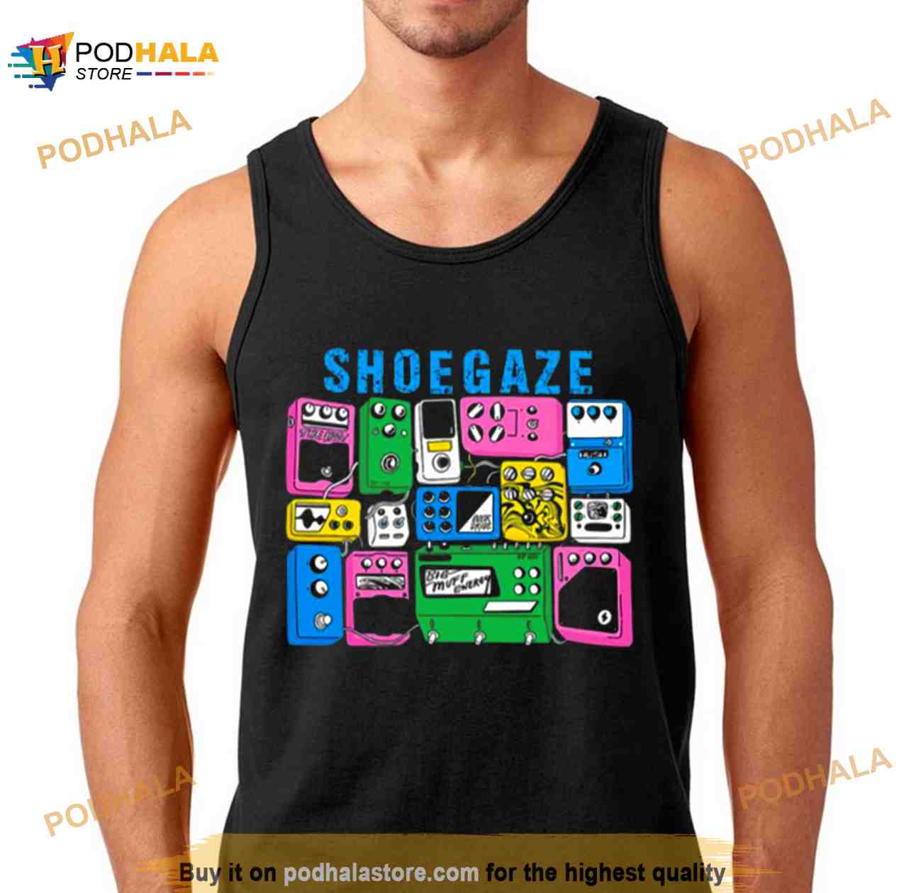 Shoegaze Guitar Pedal Shirt Shoegaze Guitar Pedal Shirt