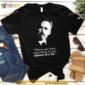 Silence Is A Lie Black Jordan Peterson Shirt 2