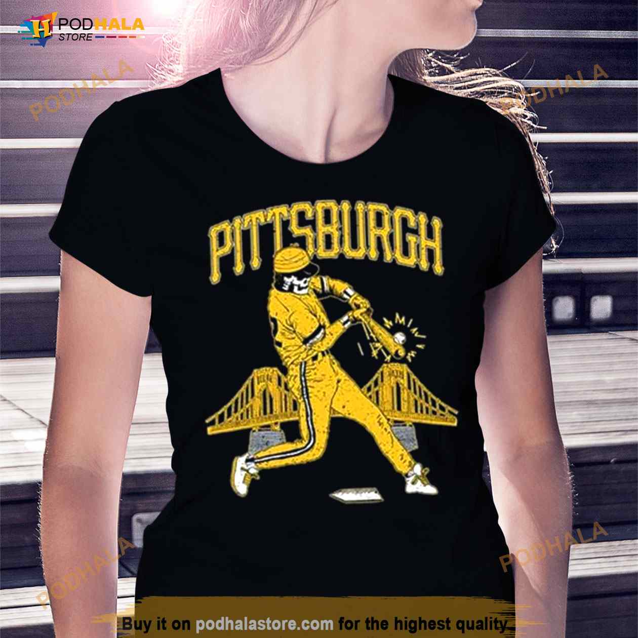 Skeleton Pittsburgh Pirates Baseball Shirt - Bring Your Ideas