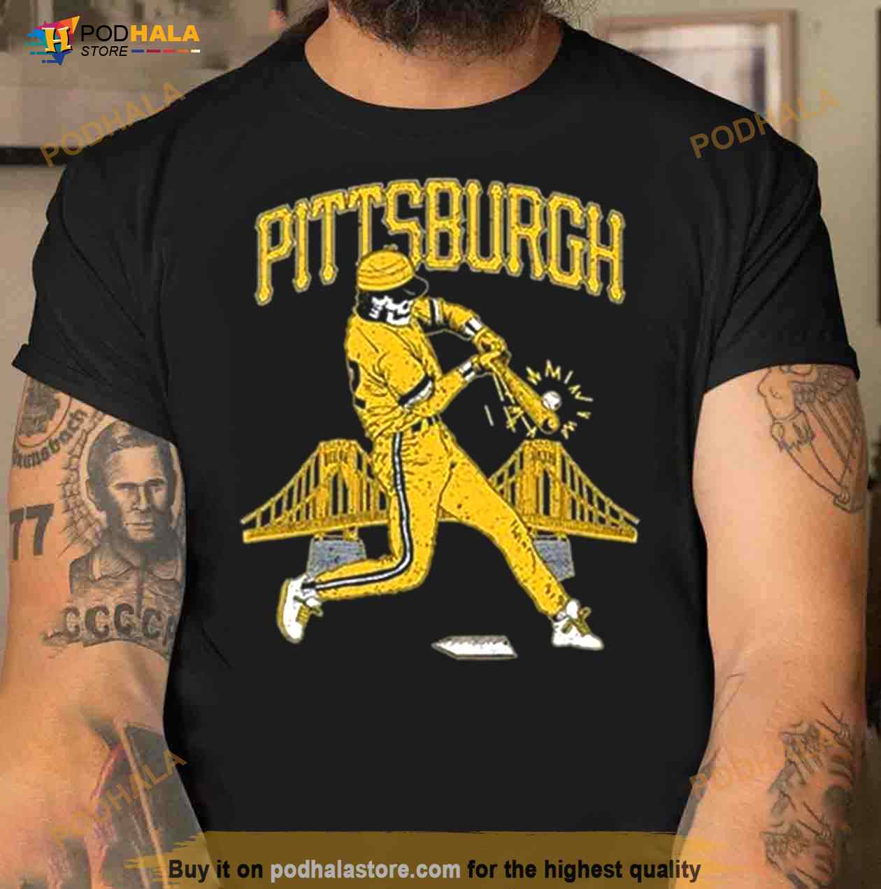 Skeleton Pittsburgh Pirates Baseball Shirt - Bring Your Ideas, Thoughts And  Imaginations Into Reality Today