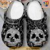 Skull And Rose Classic Crocs Clog Shoes