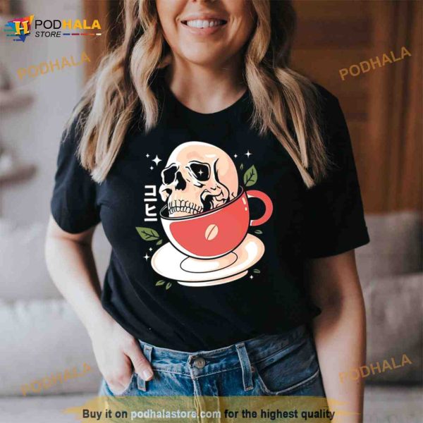 Skull Coffee T Shirt