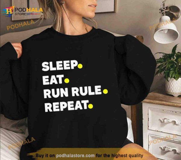 Sleep Eat Runrule Repeat Sooners Softball Shirt