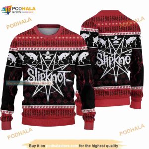 Slipknot Ugly Christmas Sweater, Funny Xmas Gifts