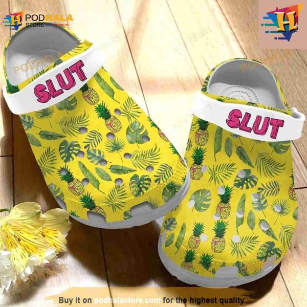 Slutty Pineapple Classic Crocs Clog Shoes