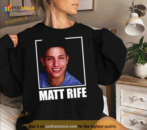 Smiling Matt Rife In Frame Artwork Shirt