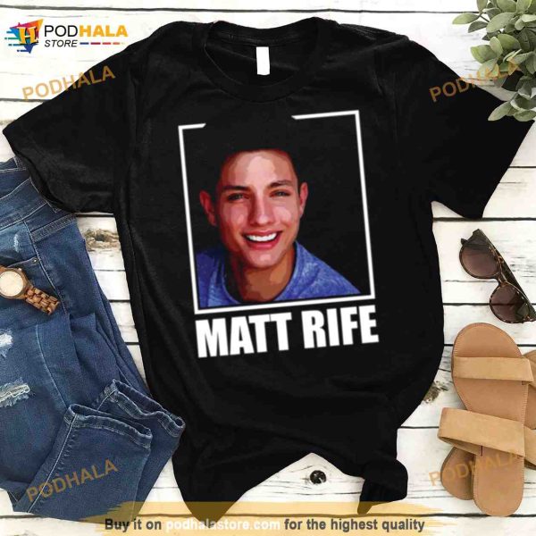 Smiling Matt Rife In Frame Artwork Shirt