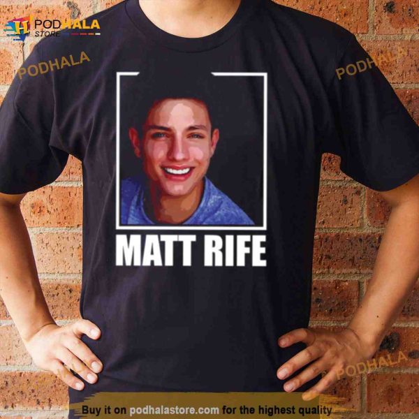 Smiling Matt Rife In Frame Artwork Shirt