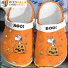 Snoopy Boo Pumpkin Halloween Crocs Clog Shoes