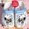 Snoopy Custom Name Crocs