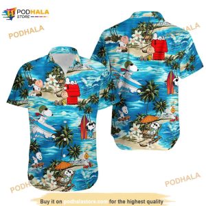 Snoopy Peanuts Beach Summer Hawaiian Shirt, Vacation Gift For Fans