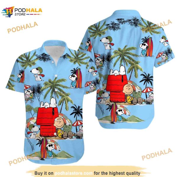 Snoopy Peanuts Summer Hawaiian Shirt, Beach Aloha Shirt For Fans