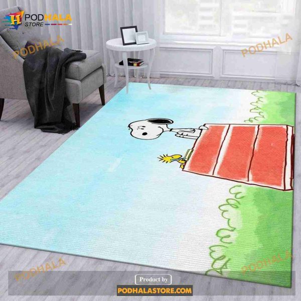 Snoopy Ver 4 Rug Living Room Rug Home Decor Gift