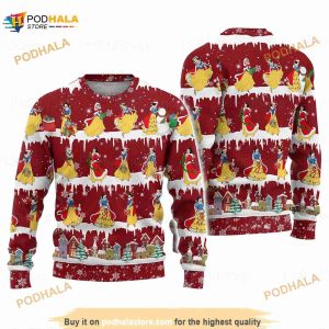 Snow White Disney Christmas 3D Funny Ugly Sweater