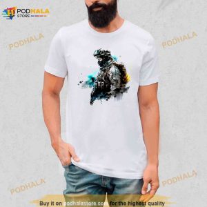 Soldier Watercolor Battlefield Shirt 2