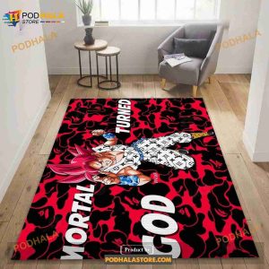 Songoku Ft Vuitton Bedroom Rug, Us Gift Decor