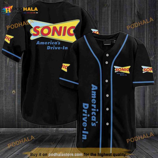 Sonic America’s Drive-in 3D Baseball Jersey