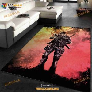 Soul Of The Dark Zone Area Rug Bedroom