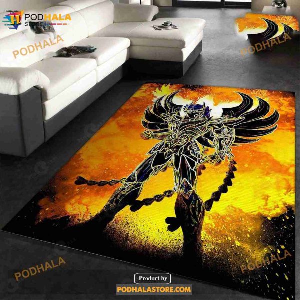 Soul Of The God Phoenix Manga Hero Area Rug Bedroom