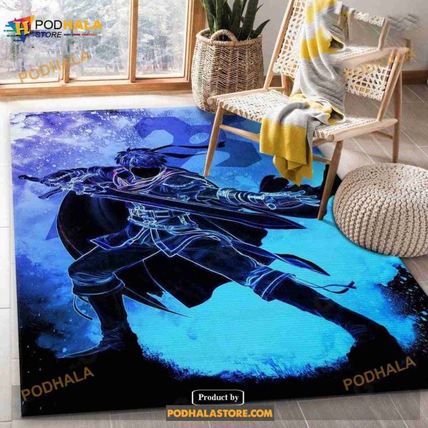 Soul Of The Sword Area Rug Carpet Living Room Rug