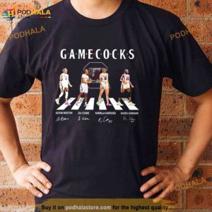 South Carolina Gamecocks Abbey Road Signatures 2023 Shirt 2
