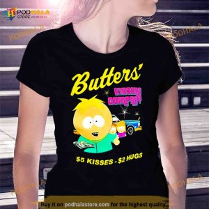 South Park Butters kissing company $5 kisses $2 hugs Shirt