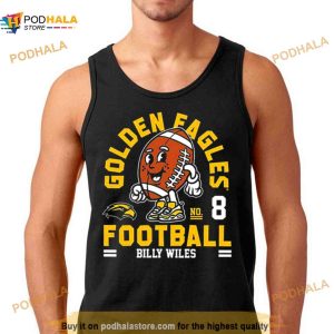 Southern Miss Golden Eagles Billy Wiles 2023 Ncaa Football Shirt 2