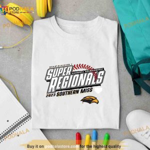 Southern Miss Golden Eagles NCAA Division I Super Regionals Baseball Champions 2023 Shirt