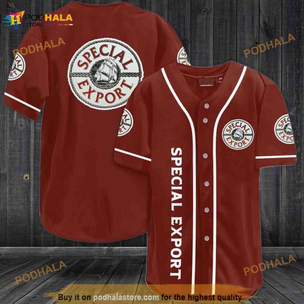 Special Export 3D Baseball Jersey