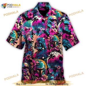 Special Star Wars Synthwave Darth Vader Hawaiian Shirt For Men Men 3