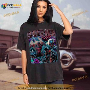 Spider 2099 Homage Shirt Vintage Miguel Ohara Shirt Across The Spider verse 2