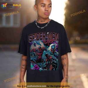 Spider 2099 Homage Shirt Vintage Miguel Ohara Shirt Across The Spider verse 3