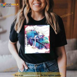 Spider Gwen Ghost Spider On Movie Spider Man Across The Spiderverse T Shirt 2