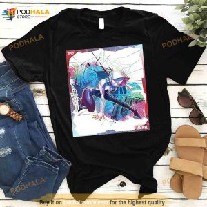 Spider Gwen Ghost Spider On Movie Spider Man Across The Spiderverse T Shirt 3