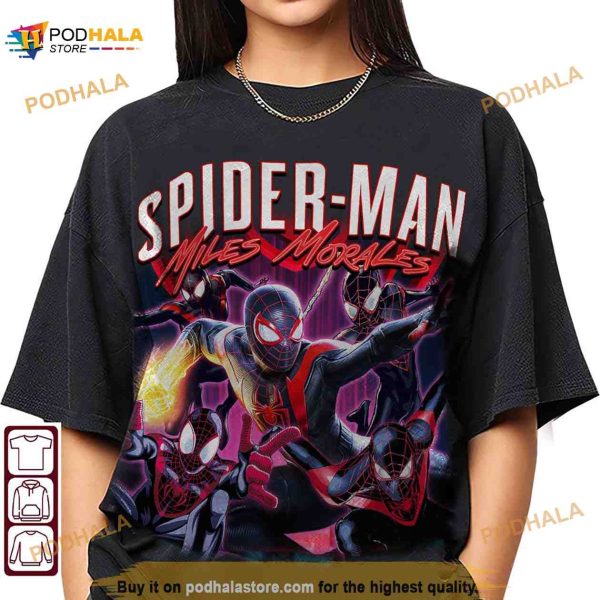 Spider Man Miles Morales 90s Vintage Shirt, Spider Man Miles Morales Merch