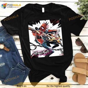 Spider Punk Spider Man Across The SpiderVerse Badass Rock and roll T Shirt