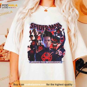 Spider-Man Across The Spider-Verse Shirt, Marvels Gifts For Women
