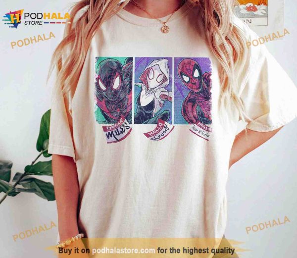 Spider-Man Across the Spider-Verse Shirt, Spider-Man 2023 Characters TShirt