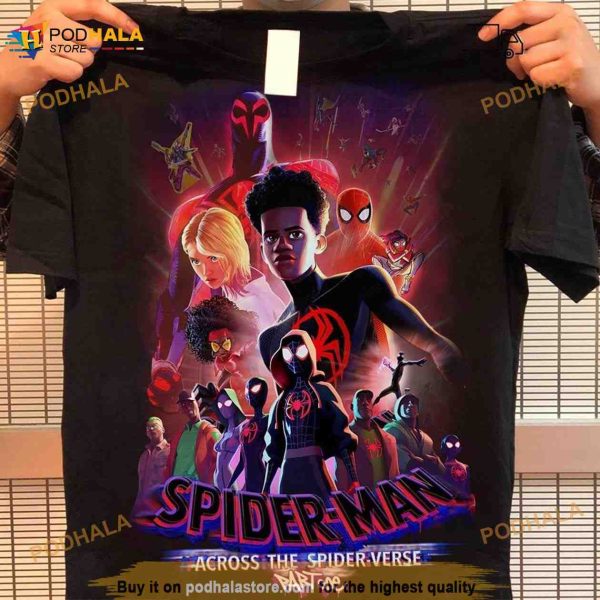 Spider-Man Across The Spider-Verse Shirt, Spiderman Birthday TShirt