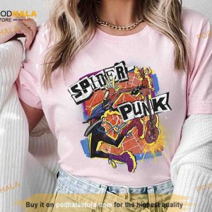 Spider punk Shirt Spider man 2023 Shirt Across The Spider verse Gift Ideas 2