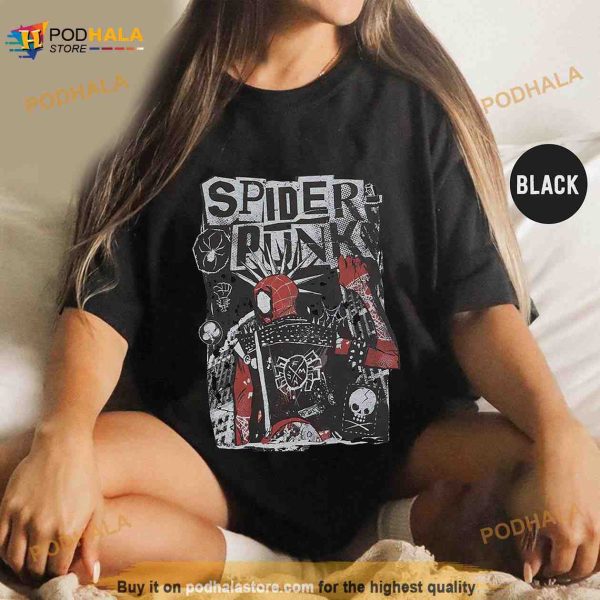 Spiderman Across The Spider-Verse Shirt, Mavel Fan Gift, Spider Punk Gift For Fans