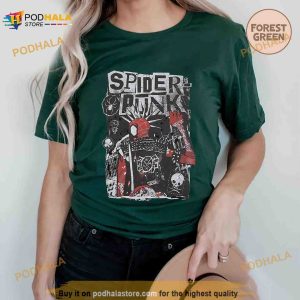 Spiderman Across The Spider verse Shirt Mavel Fan Gift Spider Punk Gift For Fans 2