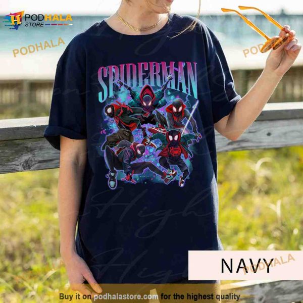 Spiderman Miles Morales Shirt, Across the Spider-Verse, Marvel Spider-Man 2023 Gift