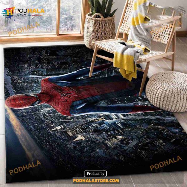 Spiderman Ver1 Movie Area Rug Living Room Rug Home Decor Gift